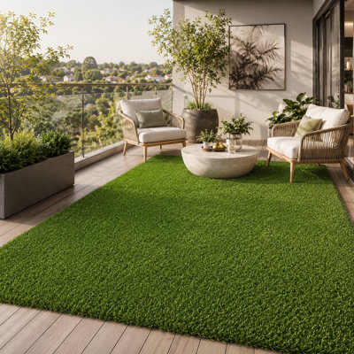 7x10FT Artificial Grass Turf Roll for Garden Patio Lawn