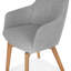 Pinto Upholstered Swivel Armchair