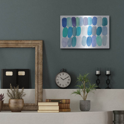 Art mural en métal Latitude Run® «Pearls Of Life» par Simone Christen