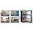 3.5Cu.Ft Compact Refrigerator Mini Fridge With Freezer, Small Refrigerator With 2 Door, 7 Level Thermostat Removable Shelves For Kitchen, Dorm, Apartment, Bar, Office-113510345