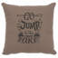 Coussin Wooded River Image - Jump in Lake - Coton taupe-694579847