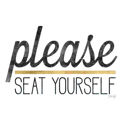 « Please Seat Yourself »