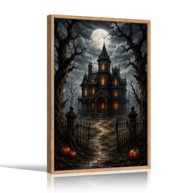 Art mural sur toile Halloween, H 36 po x l 24 po