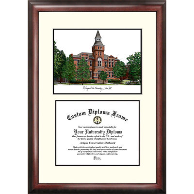 NCAA Michigan State Spartans Scholar Lithograph Diploma Frame