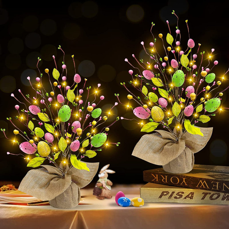 Easter Eggs Tabletop Tree Set