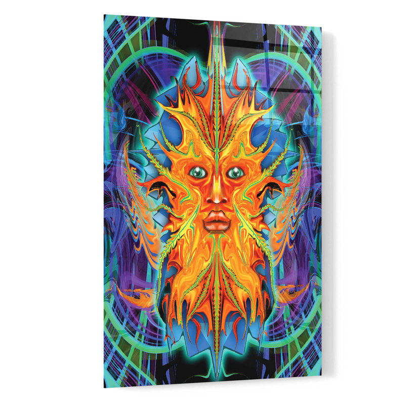 «Green Man» par Michael Stewart, H 24 po x l 16 po x P 0,2 po