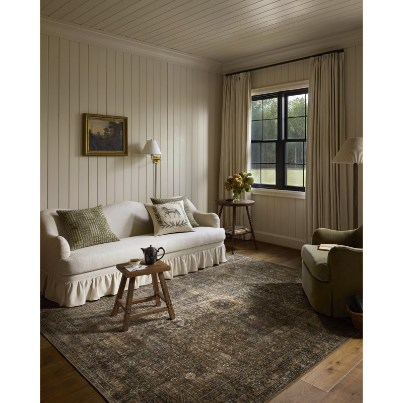 Tapis Chris Loves Julia x Loloi Ramona Spice / Multi Area, 6'-0" x 9'-0"