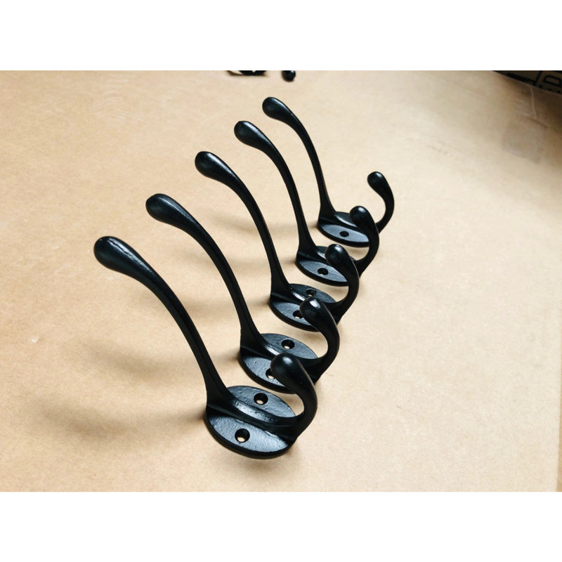 Harpenden Iron Wall Wall Hook, Black