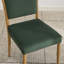 Chaise de salle à manger rembourrée en velours Mid-Century avec structure en métal grain de bois-1567952963-1571699650