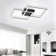 LED Ceiling Light 2-Bulb Square Dimmable Modern with Remote Control Living Room 52W