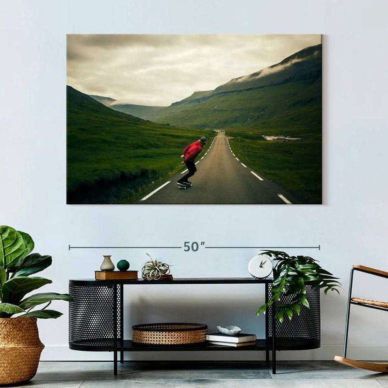 Sireci Freedom In Skateboarding, 34" H x 51" W