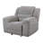 3-piece Chenille Upholstered Reclining Sofa Set Grey