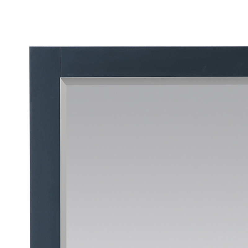 Miroir mural de salle de bain Ivy, Bleu classique, 36 po x 33,5 po