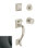 Madison Single Cylinder Handleset with Classic Interior Lever