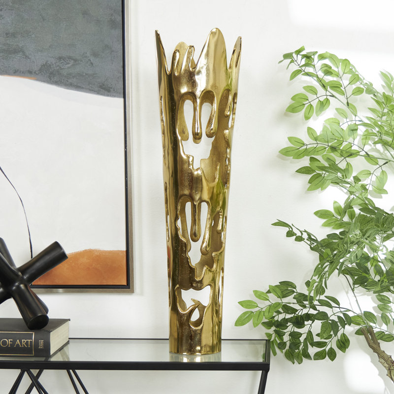 Vase de plancher Moderna, Or