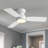 32'' 3 - Blade LED Standard Ceiling Fan with Light Kit & Remote-740172516-764472996-740172514