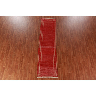 Tapis rouge rouge Gabbeh Kashkoli