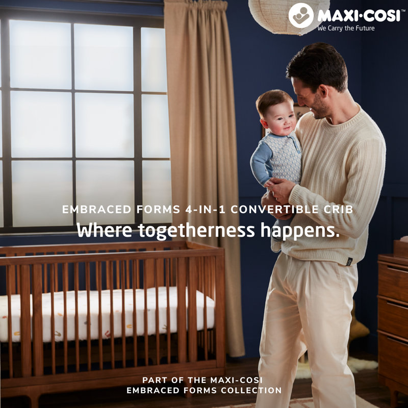Embraced Forms 4-in-1 Convertible Crib