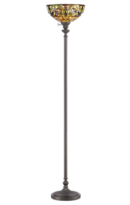 Nedrow 70'' Bronze Torchiere Floor Lamp