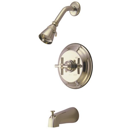 Robinet de douche à contrôle de volume, Nickel satiné