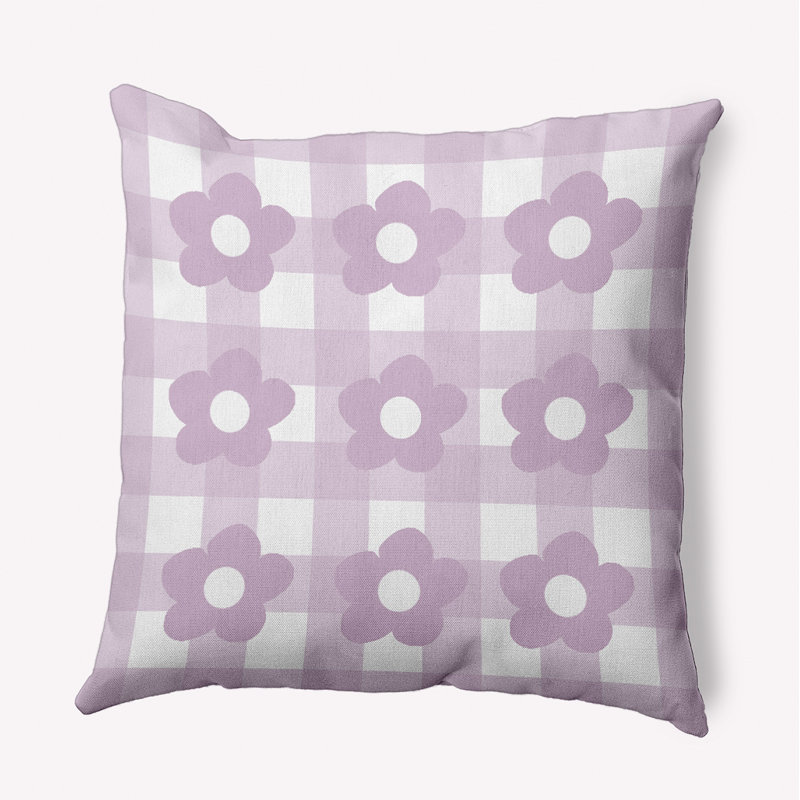 Coussin décoratif en polyester géométrique, H 16 po x l 16 po, Carré