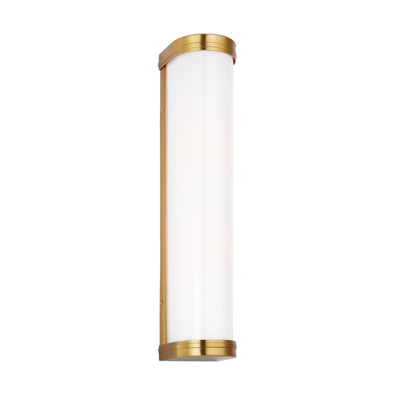 Burnished Brass 24" Direct Wired Electric Bath Sconce