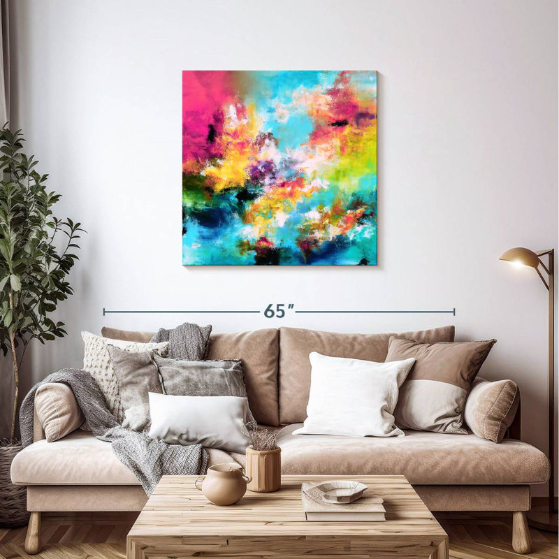 Colorful Reflection, 36" H x 36" W