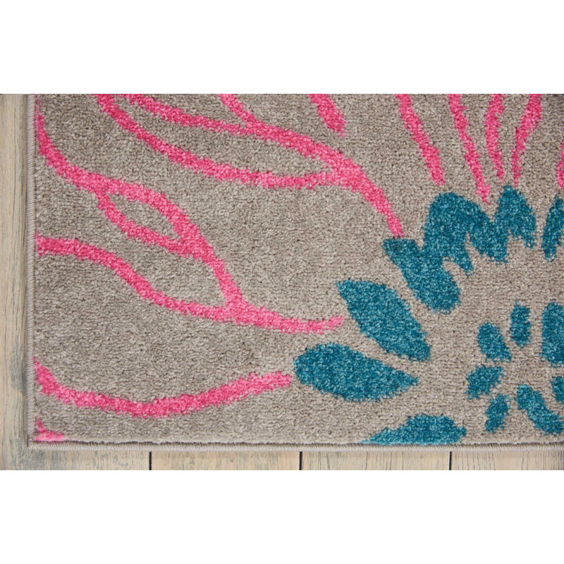 Tapis gris, Rectangle 5 pi 3 po x 7 pi 3 po
