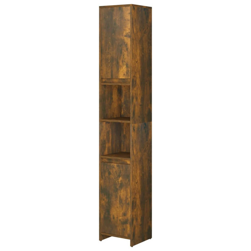 Beamond Freestanding Linen Cabinet, Light Brown