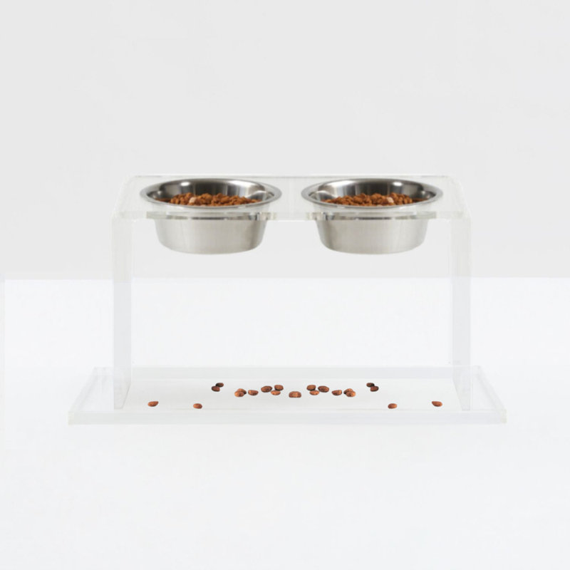Plateau d'alimentation transparent, Grand, Clear