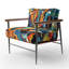 Fauteuil d'appoint rembourré en velours Jazz Performance On Stage II-777909702