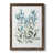 Toile avec cadre noyer