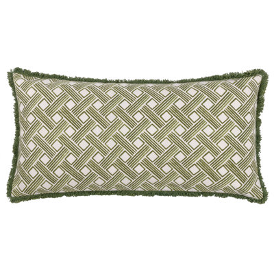 Alexa Geometric Rectangular Lumbar Cushion