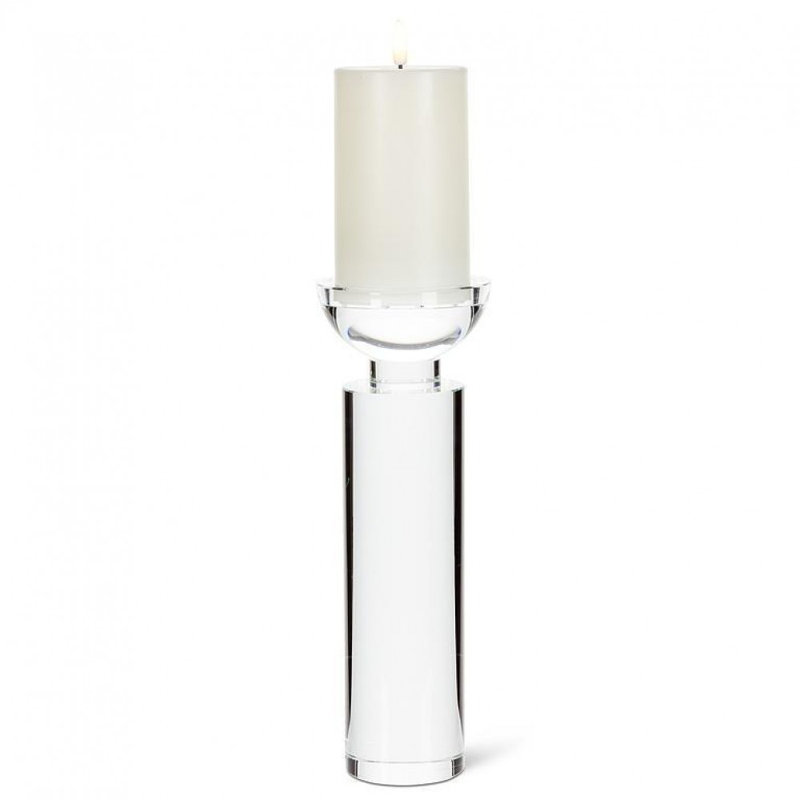 Column Pillar Candle Holder, 11" H x 4" W x 4" D