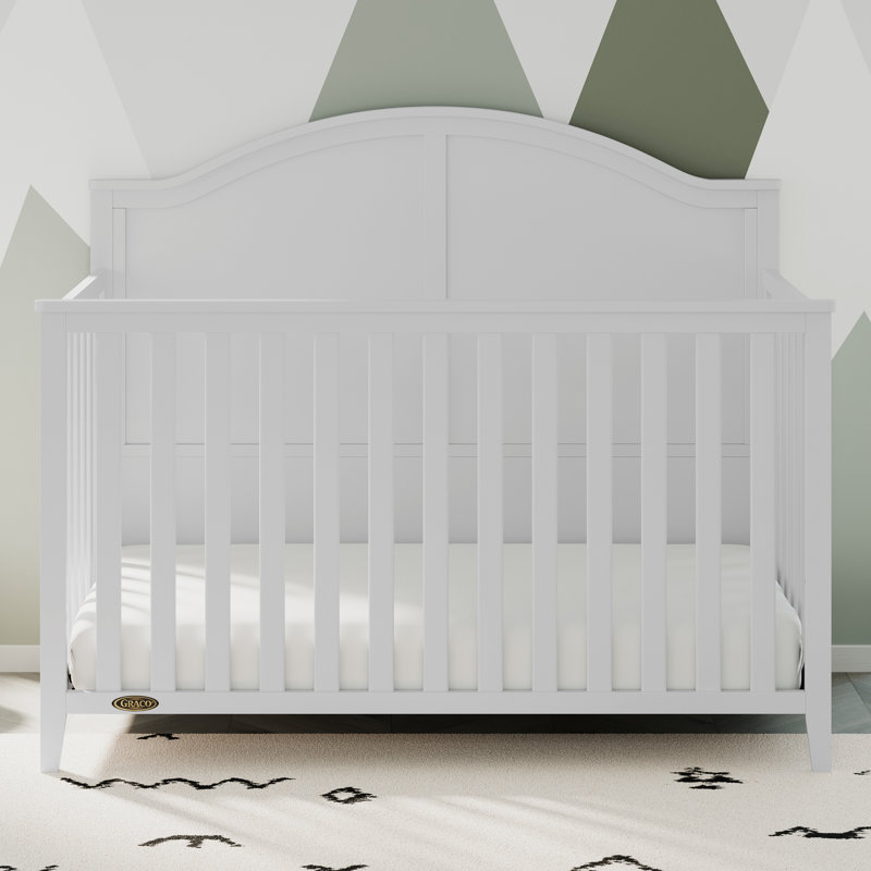 Lit de bébé convertible 5-en-1 Graco Wilfred, Blanc, Lit à barreaux