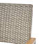 Deux chaises de patio grises pour la salle à manger, accoudoirs en faux bois, cadres en aluminium antirouille, siège et dossier en filet, 21,91 po de profondeur, 24,28 de largeur, 33,31 de hauteur, 10,49 lb, deux chaises de salle à manger