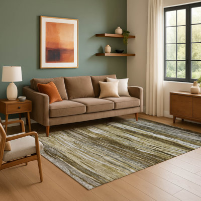 Premium Machine Washable Alaina AMF1933 Waves Rug