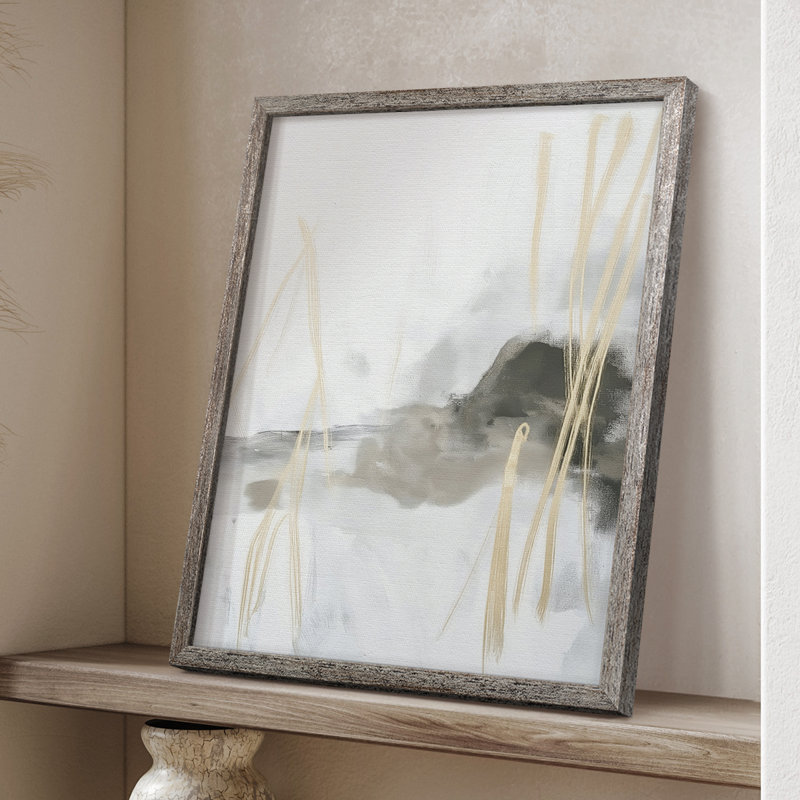 Série ABSTRACT DCCCLXIX, reproduction encadrée - bois massif, H 11 po x l 9 po