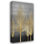 Art sur toile tendue avec châssis Lark Manor ™ Bennett, Kate: arbres dorés sur panneau gris II