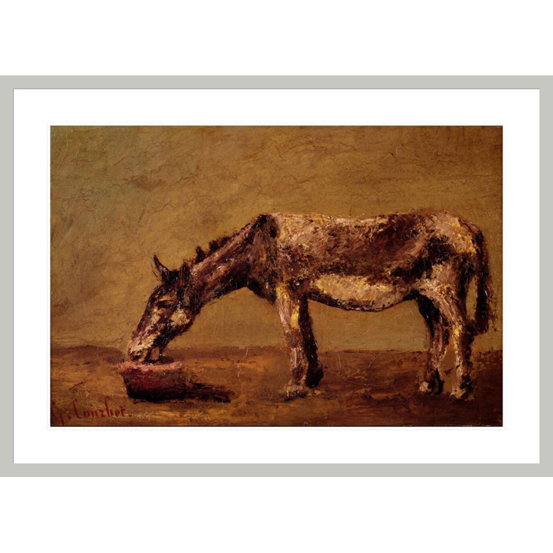 «The Donkey» par estampe numérique encadrée, 30,11 po H x 41,5 po L