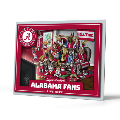 NCAA Alabama Crimson Tide Purebred Fans Wall Art