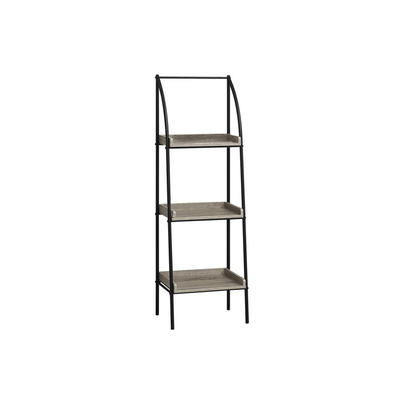 3 Tier 48 Inch H Corner Etagere Bookcase For Office