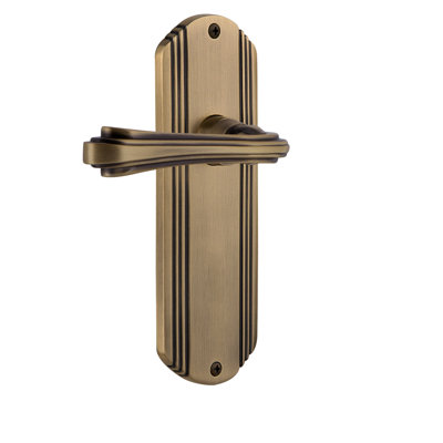 Deco Plate Double Dummy with Fleur Lever