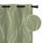 100% Blackout Thermal Insulated Curtains - Wave Line with Dots Silver Print, Grommet Top, 2 Panels-98071749-73219871