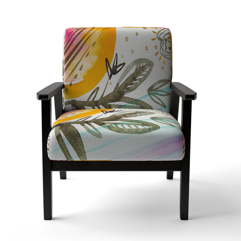 Fauteuil Jerimy, Mélange de polyester jaune / vert