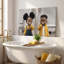 Funny Bathroom Wall Ar 30x40cm