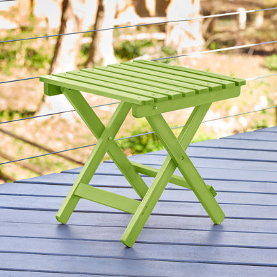  Grandview Assembled Folding Square Outdoor Side Table