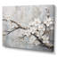 Minimalisme blanc et gris cerisier en fleurs - art mural cerisier en fleurs pour le salon-1231048608-1231048610