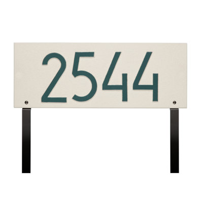 Mid-century Modern Rectangle Wall Plaque