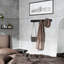 Flip 8-Hook Wall-Mounted Coat Rack, Solid Wood with Flip-Down Hooks for Entryway, Bedroom, Office-86713329